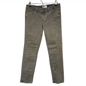 PAIGE Peg Skinny Low Rise‎ Jeans - Women's Size 29 - Gray - EUC